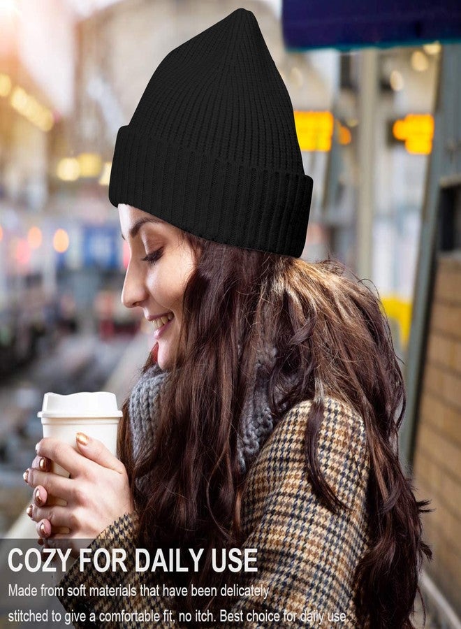 قبعة شتوية مضلعة من نورث ويند للرجال والنساء، قبعة صوفية نسائية، ملابس شتوية، قبعة صوفية رجالية، قبعة صوفية رجالية (أسود) - Image 3
