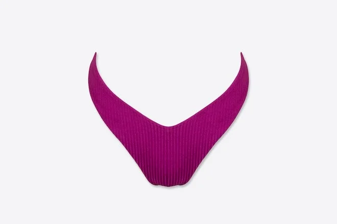 ملابس سباحة اي بي واي Tara bollywood high-leg recycled ribbed bottom