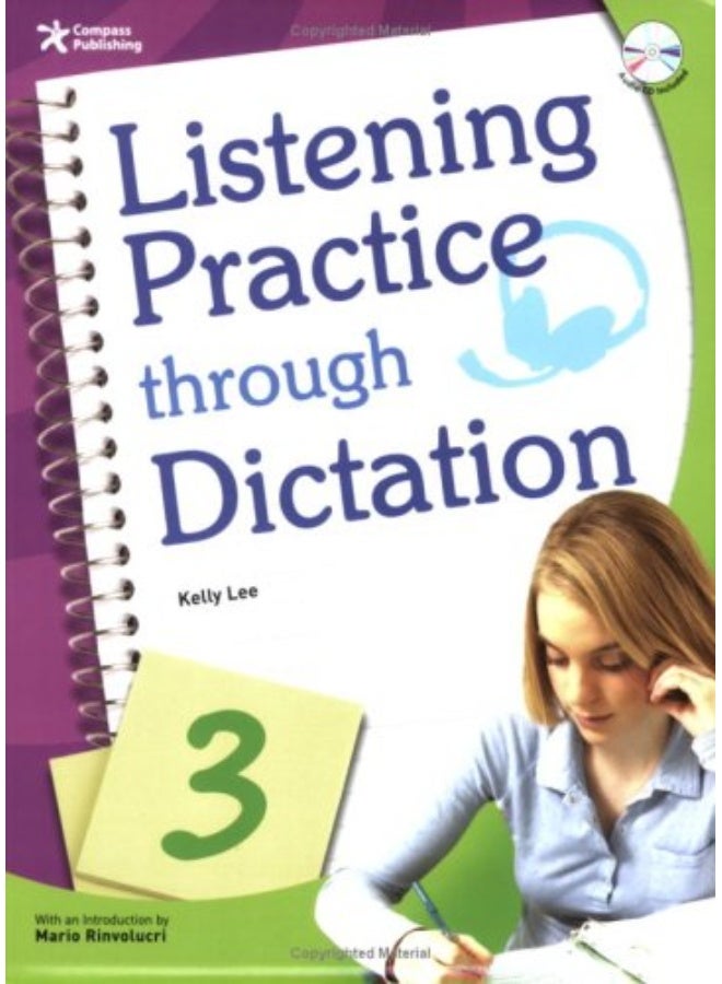 ممارسة الاستماع من خلال الإملاء 3: كتاب الطلاب مع قرص مضغوط (غلاف ورقي + قرص صوتي 1)