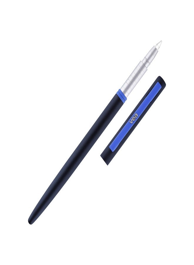 VEA Slimo 250 Black matt Blue Ballpoint Pen, medium (VEAPEN09) - Image 3