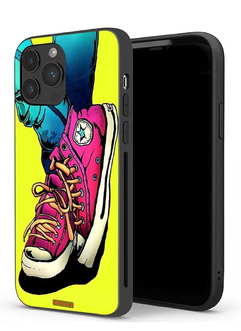Apple iPhone 13 Pro Max Protective Case Canva Shoes Art