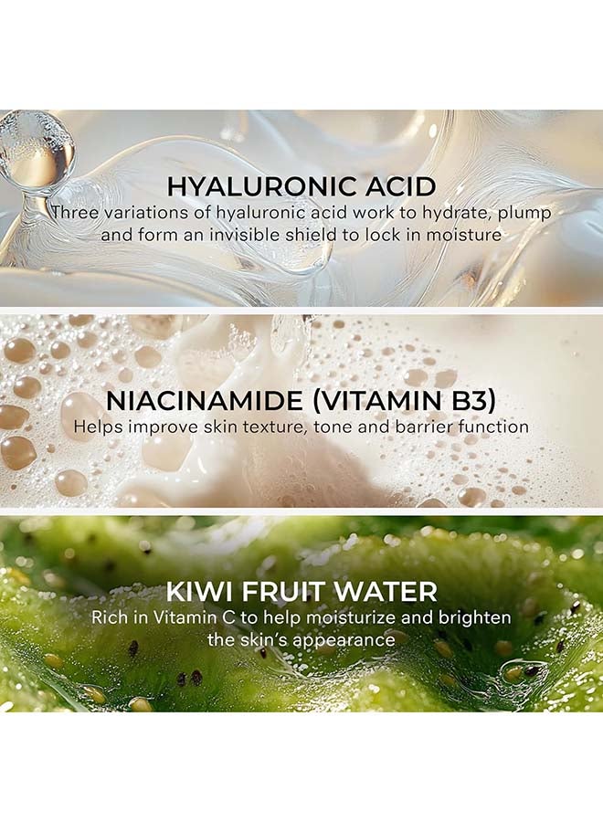 CosMedix Surge Hyaluronic Acid Booster Face Serum Niacinamide And Kiwi Fruit Water | For Instantly Plumped And Dewy Skin 30ml - Image 3