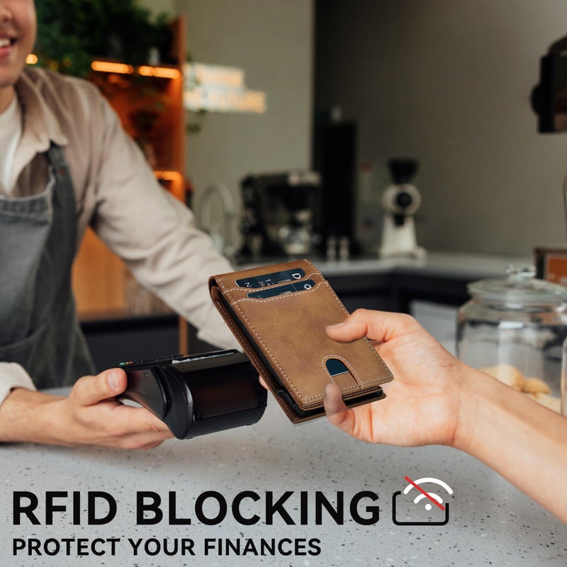 furid Gifts for Husband Him Valentines: Smart Wallet Rfid Blocking - Stocking Stuffers Gift Boxed For Boyfriend Father at Birthday Valentines Day Anniversary - Image 5