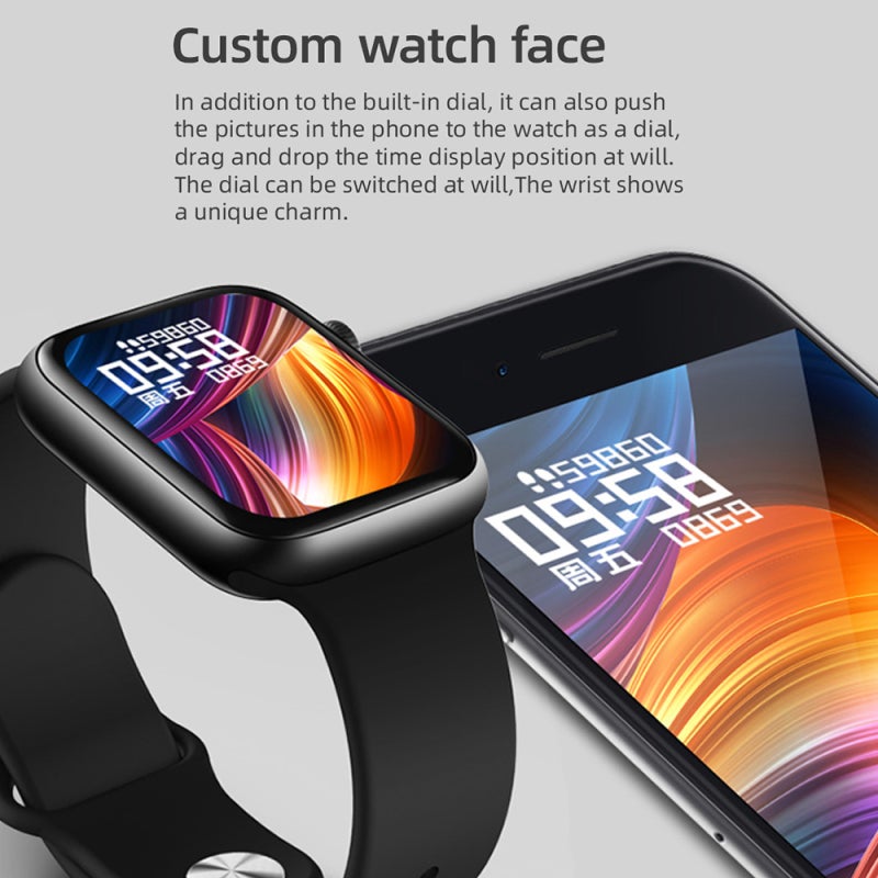 Smart Watch: 1.54 Inch Black, Multi-function Health Monitor, Smartwatch - BT Call & Music Control, Custom Watch Face for Fitness Enthusiasts & Daily Users - Image 5