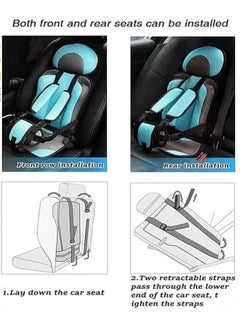 Portable Car Seat Cushion for Travel,Travel Harness with Adjustable Straps,Foldable Golf Cart Baby Seat,Ride Safer Travel Vest（Brown) - pzsku/ZF6400EF92D546B549AAFZ/45/_/1740561200/2d4d1df4-795a-4204-aa94-21a97fd4a1fc