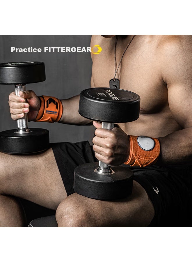 Fittergear Fitness Wrist Support For Men, Bench Press Wrist Guard, Weightlifting Strength Training Anti-sprain Sports Bandage - Image 1