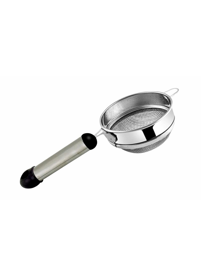 Prabha Stainless Steel Pearl Tea Strainer - 7cm, Home & Kitchen Essential for Modern Brewing Bliss - Image 2
