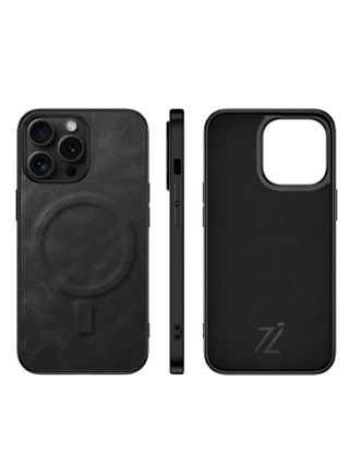 iPhone Magnetic Luxury Leather Case Designed for MagSafe Chargers for iPhone BY IZONE (iPhone 12/12 Pro, Black) - pzsku/ZF64042E7507C44107483Z/45/1750337397/4e7a50a3-7865-4e2e-b2ef-3899fbf7ad44