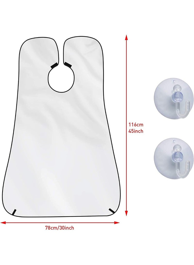 Beard Apron- Cape Beard Trimming Bib for Men Shaving & Hair Catcher，The Waterproof Non-Stick Beard Catcher is a Great Gift for Men's Home Beauty - Image 2
