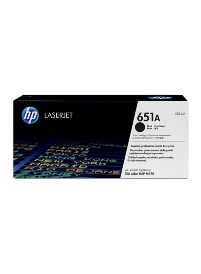 LaserJet Toner Cartridge 651A Black