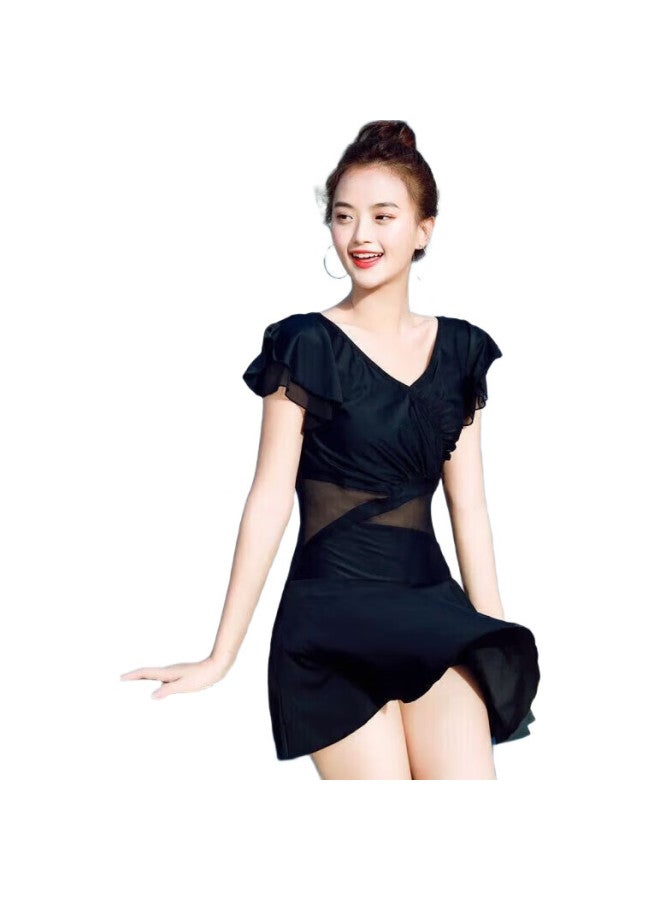 Barbie Conservative One-Piece Swimsuit For Women, Fairy Style, Tummy Control, Slimming, Student Swimwear, Hot Spring Bathing Suit - Image 1