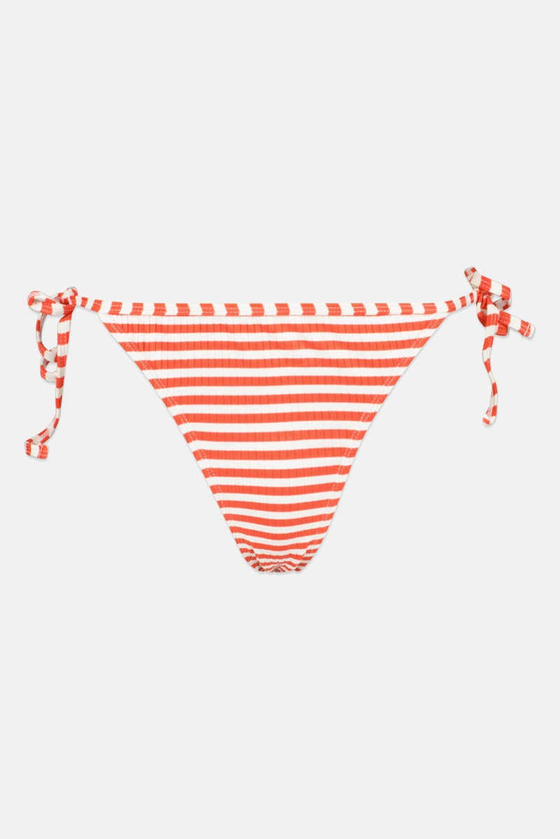 Lefties Women Stripe Bikini Bottom, Multicolor  - Image 1