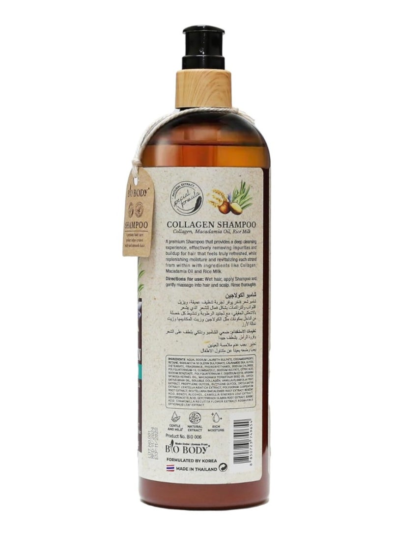 bio-body Collagen Shampoo - Gentle and Nourishing Formula 500ml - Image 2
