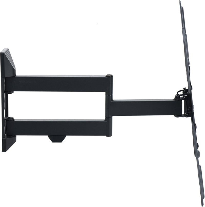 QualGear Qg-TM-021-Blk مجموعة تركيب حائط مفصلية عالمية فائقة النحافة ومنخفضة جدًا لمعظم أجهزة تلفزيون LED من 23 إلى 47 بوصة وبعض 55 بوصة، مع كابل HDMI V2.0 بطول 6 أقدام، أسود - Image 5