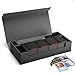 Scimi TournamentReady Card Case with 5 Commander Deck Boxes Dice Tray Magnetic Storage Case Holds 1000 Cards Portable AllinOne System for MTG YuGiOh TCG Multicolor BlackRed - Image 3