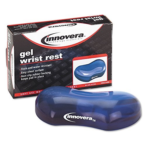 Innovera IVR51432 Gel Mouse Wrist Rest - Blue - Image 2