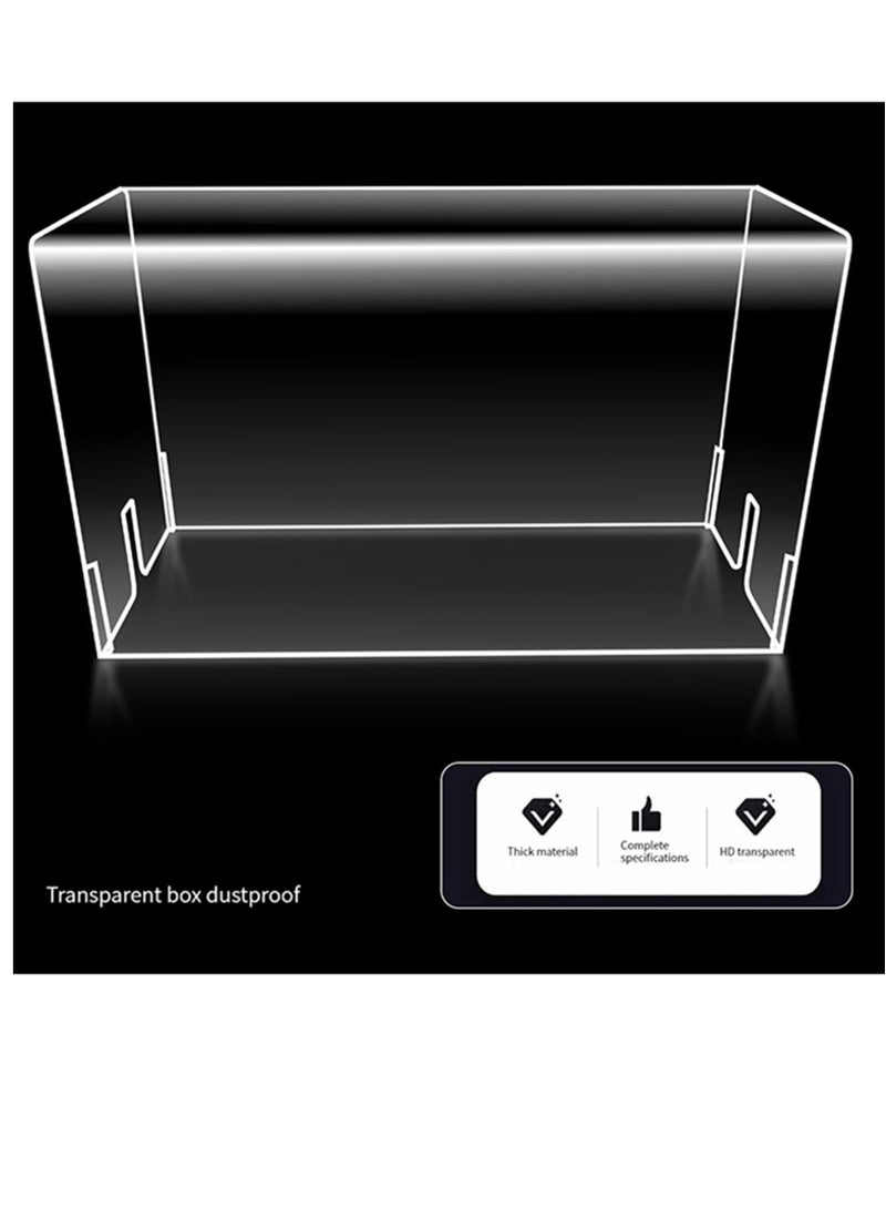 Excefore Gamepad Case Acrylic Anti-dust Protective Case for ASUS Rog Ally Handheld Game Console Transparent Box Display Case Shell, Clear  - Image 5