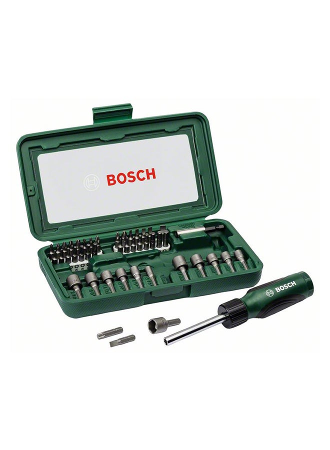 Bosch 46-piece screwdriver set - 2 607 019 504 Silver 910grams