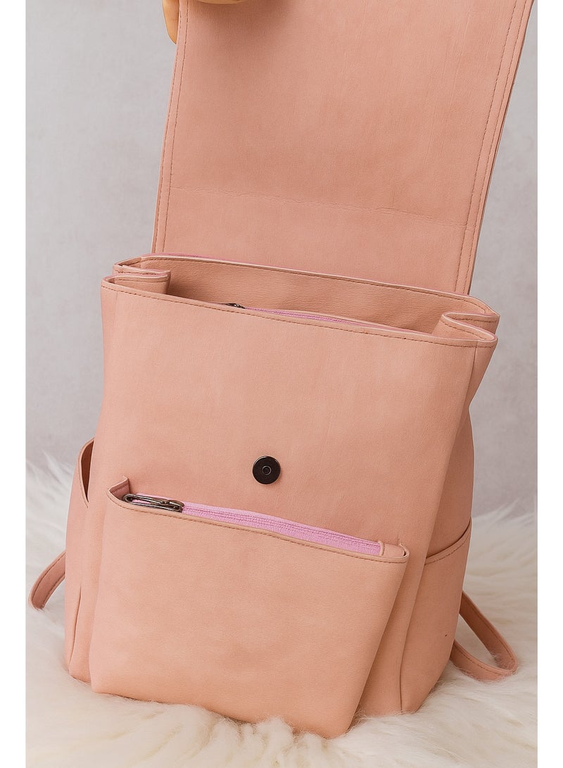 Trendy Women’s Backpack – Stylish Casual Design, Lightweight & Multi-Pocket, Perfect for Travel & University - Image 3