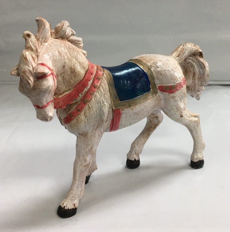 Fontanini by Roman Inc., Horse with Saddle Blanket, 5" Animals Collection, Nativity Figure and Accessories, Hand Sculpted and Painted - Image 2