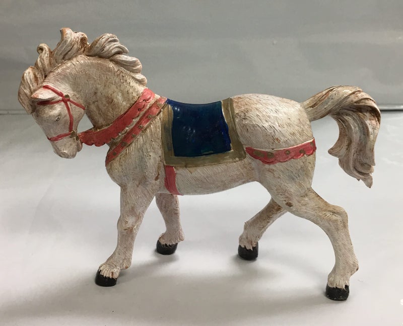 Fontanini by Roman Inc., Horse with Saddle Blanket, 5" Animals Collection, Nativity Figure and Accessories, Hand Sculpted and Painted - Image 4