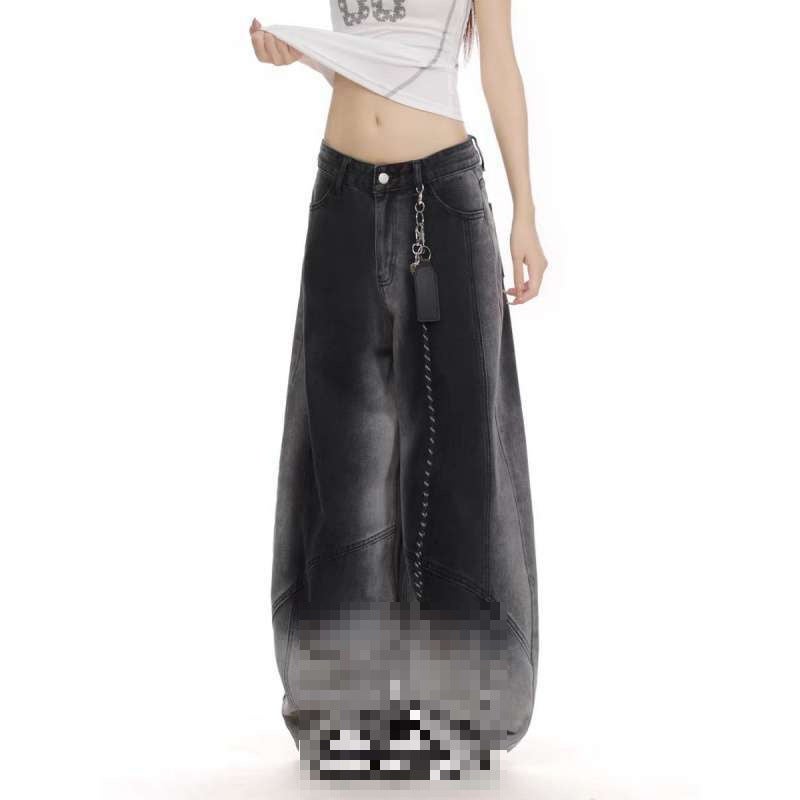 Unisex Classic Denim Jeans Loose Fit Daily Outdoor Wear - Image 4