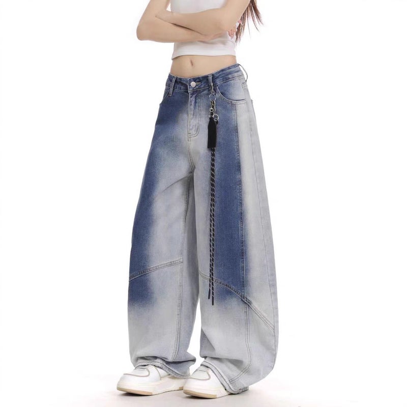 Unisex Classic Denim Jeans Loose Fit Daily Outdoor Wear - Image 2