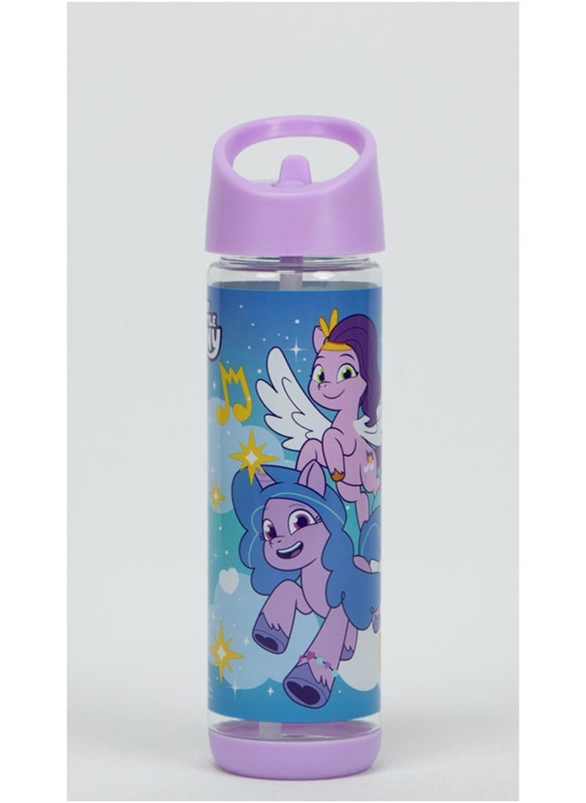 SunCe زجاجة ماء MY LITTLE PONY 2 سعة 500 مل، بلاستيك ترين مقاوم للمواد الكيميائية خالي من BPA  - Image 1