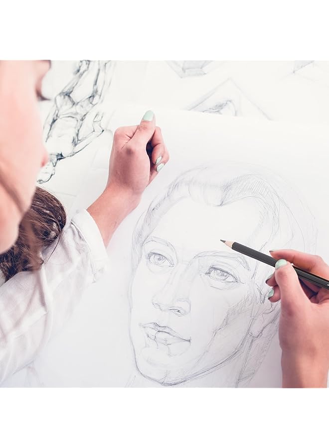 erorex Professional Drawing Sketching Pencil Set 12 Pack Art Drawing Sketch Pencils Graphite Pencils 14B 4H Ideal For Drawing Art Pencils For Drawing And Shading Back To School Supplies - Image 5