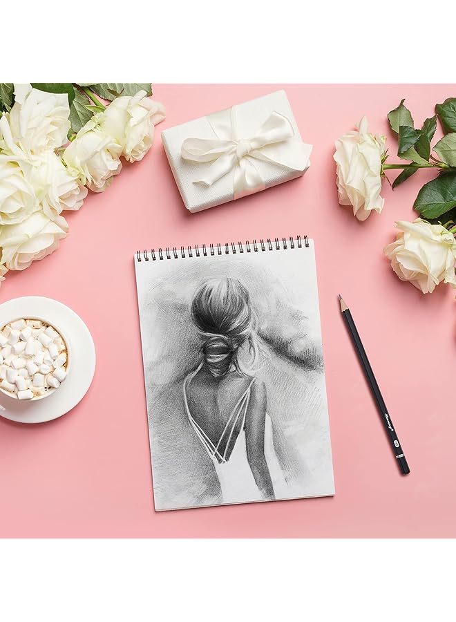 erorex Professional Drawing Sketching Pencil Set 12 Pack Art Drawing Sketch Pencils Graphite Pencils 14B 4H Ideal For Drawing Art Pencils For Drawing And Shading Back To School Supplies - Image 3