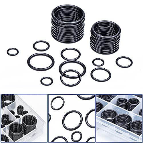 BUSY-CORNER 396 Pieces O-Ring Kit Nitrile 90 Duro for Hydraulic Pipe Pump Fittings - Seal Kit for Caterpillar - Image 4