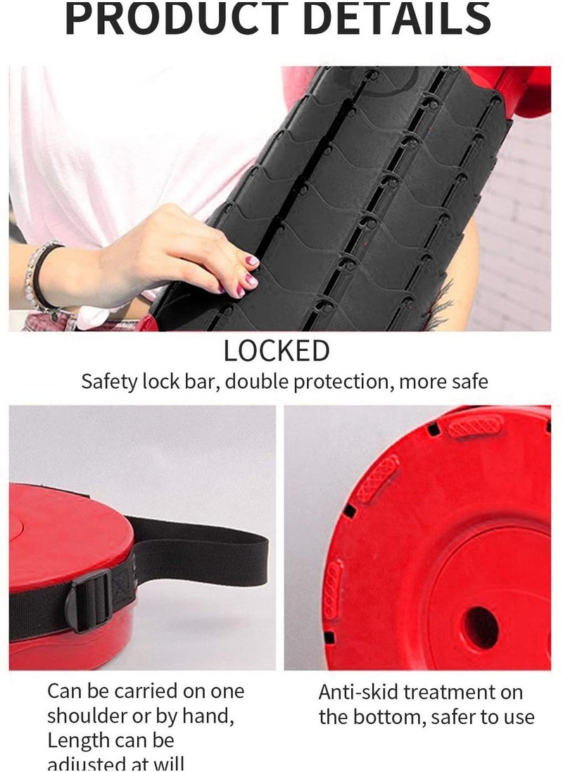 Telescopic Stool, Lightweight Seat with 400lbs Load Capacity, Collapsible Stool for Indoor, Outdoor, Retractable Folding Stool, Portable Telescoping Stool for Adults