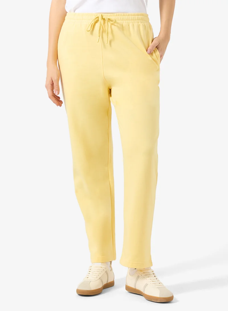 Ginger Basics Hooded Sweatshirt & Wide Leg Sweatpant Set