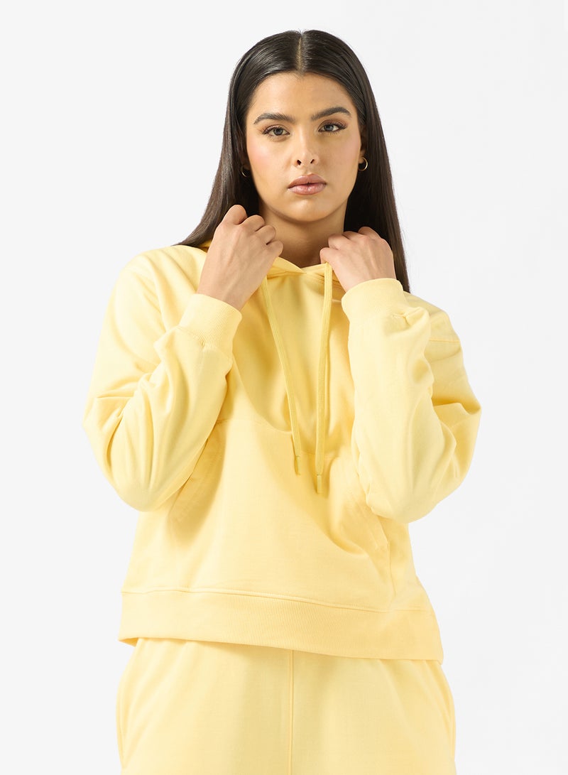 جينجر بيسيكس طقم سويت شيرت بغطاء رأس وبنطلون واسع الساق - Image 3