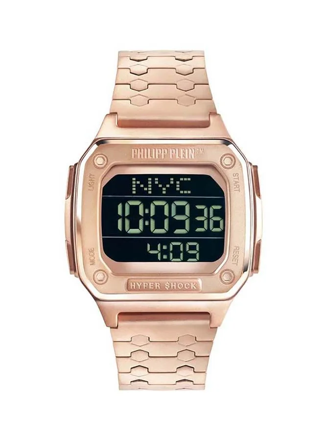 فيليب بلين Hyper $Hock Metal Digital Wrist Watch PWHAA0721 - 44mm - Pink