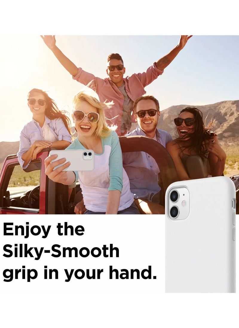 Generic - Three-Layer Structure Shockproof Protective Case Cover for iPhone 11 White Anti-Fingerprint Anti-Drop Anti-Scratch Comfortable Grip Shock Absorption Hard Back Anti-Burst Ultra Thin Full Cover Case Compatible with iPhone 11 White - Image 1