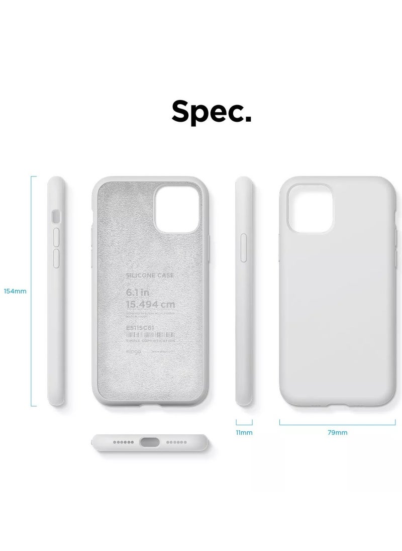 Generic - Three-Layer Structure Shockproof Protective Case Cover for iPhone 11 White Anti-Fingerprint Anti-Drop Anti-Scratch Comfortable Grip Shock Absorption Hard Back Anti-Burst Ultra Thin Full Cover Case Compatible with iPhone 11 White - Image 1