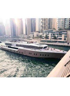 Wondergifts Lotus Mega Yacht Dinner Cruise with Soft Drinks for One – Elegant Evening with Dubai Marina Views  - Image 3
