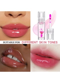 Flower Color Changing Lip Oil, Clear Lip Gloss, High-Shine Clear Temperature Color Change Lip Stain Lip Balm, Moisturizing Lip Oil Gloss Tinted For Lip Care And Dry Lips(Pink Flowers) - pzsku/ZF6412605FA157E8816E9Z/45/_/1730433351/b8fe592e-dee2-487d-b2c0-1c9e319fe5ab