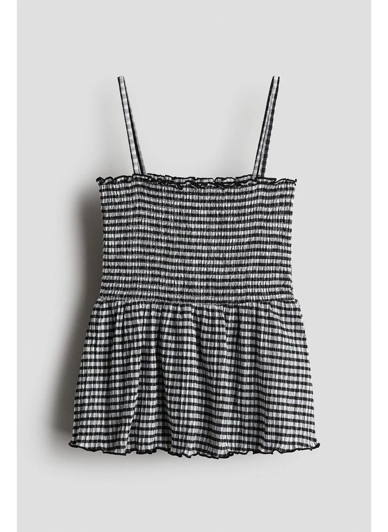 اتش اند ام Smocked strappy top