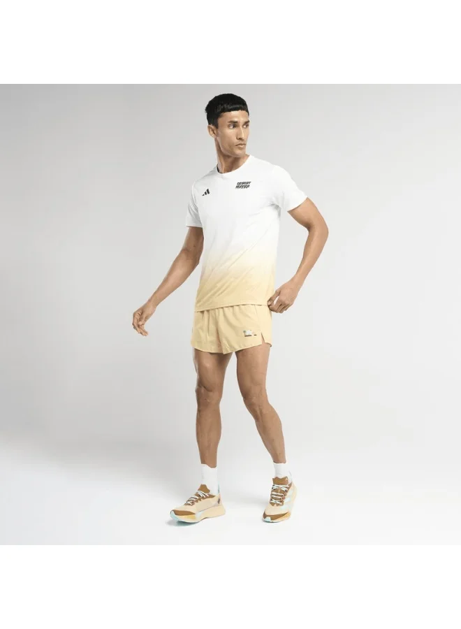 Adidas adidas Desert Runner Tee Men Beige Running T-Shirts