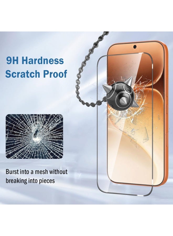 JOMILA Tempered Glass for Honor 600/Honor 600 Pro, Screen Protector Full Glue Edge to edge 3D Curved Tempered Glass Anti Scratch 9H hardness Tempered Glass Film for for Honor 600/Honor 600 Pro. - Image 4