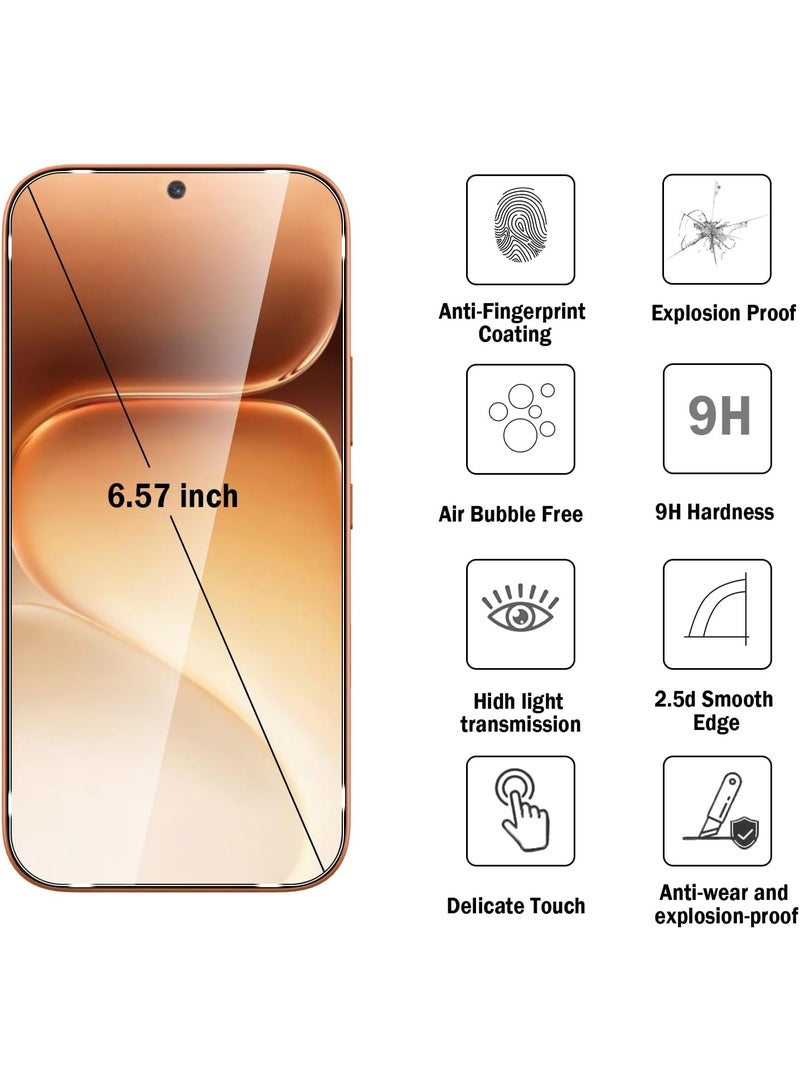JOMILA Tempered Glass for Honor 600/Honor 600 Pro, Screen Protector Full Glue Edge to edge 3D Curved Tempered Glass Anti Scratch 9H hardness Tempered Glass Film for for Honor 600/Honor 600 Pro. - Image 2