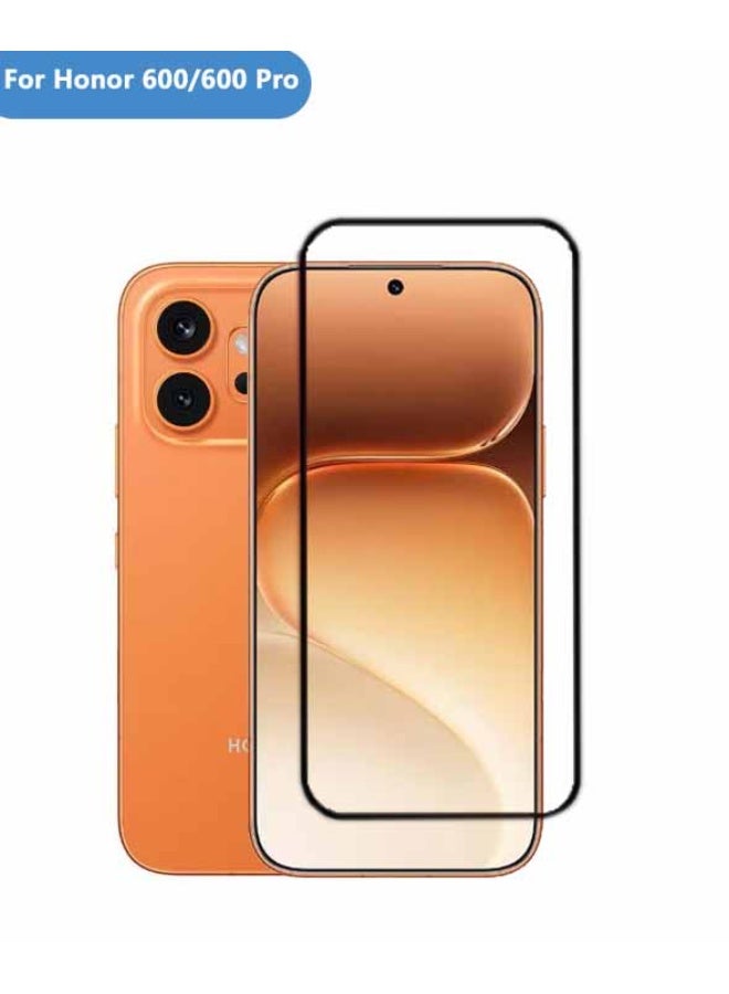 JOMILA Tempered Glass for Honor 600/Honor 600 Pro, Screen Protector Full Glue Edge to edge 3D Curved Tempered Glass Anti Scratch 9H hardness Tempered Glass Film for for Honor 600/Honor 600 Pro. - Image 1