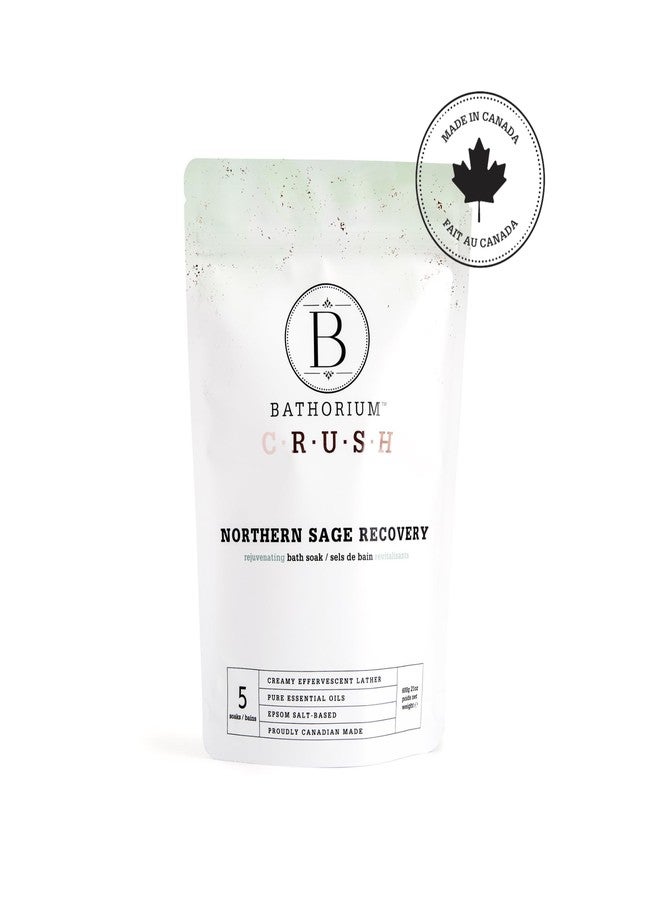 Bathorium Northern Sage Recovery Crush, Revitalizing Bath Soak, Dead Sea & Epsom Salt, Sage, Pine, Eucalyptus, pH-Balanced for Women, 5+ Baths, 21 oz - Image 2