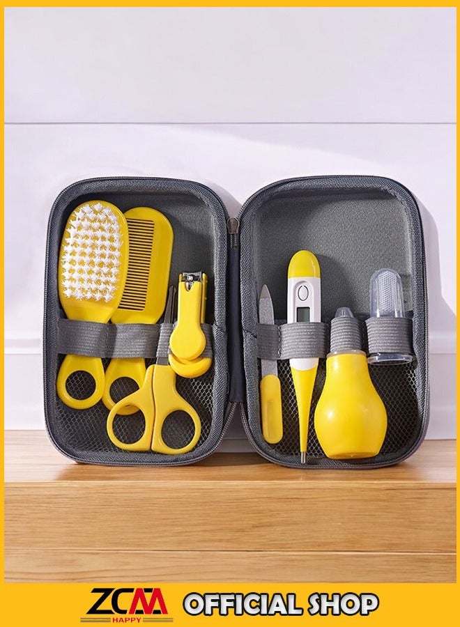 ZCM-HAPPY 8-Piece Multi-Functional Newborn Baby Hygiene Care Essential Grooming Set - Image 1