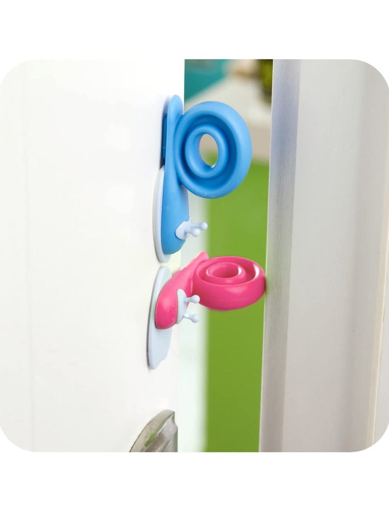 KASTWAVE Door Finger Pinch Guard Protectors, 6PCS Cartoon Baby Proof Doors Extra Soft and Thick Foam Door Slam Stopper, Kids Safety Finger Protectors, Prevent Child or Pet from Getting Locked in Room - Image 2