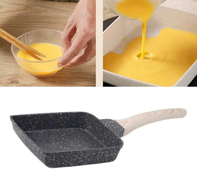 Carefully selected material Nonstick Frying Pan,7.1 Inch 3 Layers Thickened Skillet Saute Pan, Aluminium Non Stick Fry Pan Egg Pan Omelet Pans with Wooden Handle for Cooking Modern color selections Detachable clean Nationwide warehouse layout Individual group scene compatible Globally trusted quality Simple practical structure All-season available stock Working day delivery service Confirmed available stock Small apartment fit Big & small space compatible Gulf market trial optimized design Moisture wear upgraded quality Flexible purchase choices Diverse operation compatible Fixed & portable compatible Economical varied sizing picks Long use oriented quality Bulk order available stock Systematic nationwide ship Multi warehouse process All environment compatible On-demand local restock Classic practical design - Image 2