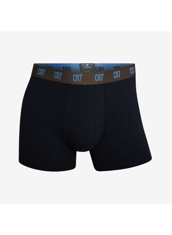 CR7 Men’s 3‑Pack Cotton Stretch Trunk Underwear Set – Breathable Comfort, Supportive Fit, Stylish Logo Waistband - Image 4