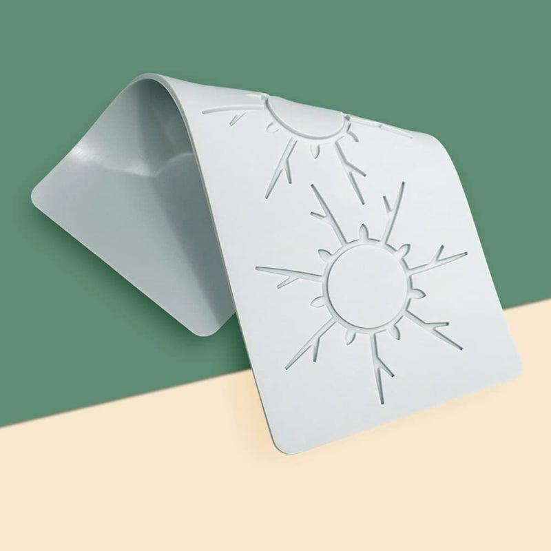 TUKE Hollow Leaf Silicone Mold Chocolate Candy 3D Hollow Leaf Candy Mold Food Cooking Meals Decorations Fondant Mold Polymer Clay Molds (Sun S_10.08x4.12x0.12inch) - Image 4